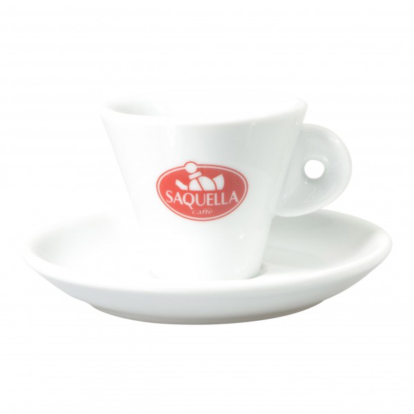 Saquella Espresso Tasse mit Unterteller